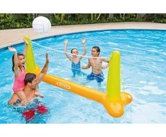 Pripučiamas tinklinio tinklas su kamuoliu INTEX, 239x64x91cm 56508NP