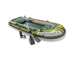 Pripučiama keturvietė valtis Intex Seahawk 4 Set,  pilnas komplektas