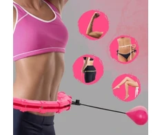 Reguliuojamojo dydžio lankas hulahoop, 24 segmentai
