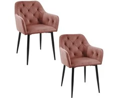 AKORD Pufas Alia Velvet Rožinė 55x55x30