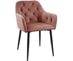 AKORD Pufas Alia Velvet Rožinė 55x55x30