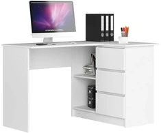 AKORD Kampo Kampas 3 stalčiai dešinėje balti 124x85x77