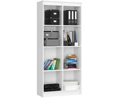 AKORD Pusės lentyna biuro balta 80x35x180