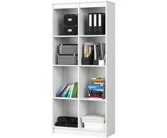 AKORD Pusės lentyna biuro balta 80x35x180