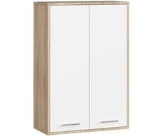 AKORD Sienos spinta 2 durų ąžuolo Sonoma/balto 64x30x94