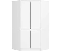 AKORD Kampo kampas 4 durų balta 100x50x180