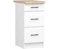 AKORD Spinta Oliwia su baltais stalu 40x46x85