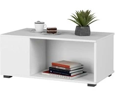 AKORD Kavos stalas Juliet Balta 90x51x38