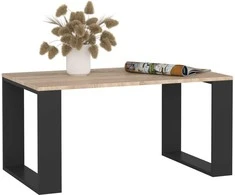 AKORD Kavos stalas Nox Dąb Sonoma/juodas 92x53x45