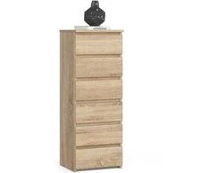 AKORD Aukso Komoda Aukšta Dėžė Sonoma 40x35x109