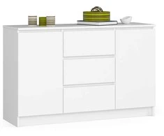AKORD Balto švediškas stalas 120x40x77