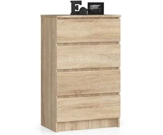 Bufetas Akord su 4 stalčiais Dąb Sonoma 60x40x99