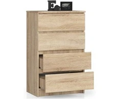Bufetas Akord su 4 stalčiais Dąb Sonoma 60x40x99