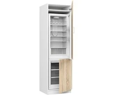 AKORD Spinta drabužių spinta Lima Balta/sonomos 60x55x205