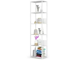 AKORD Metalinė lentyna Loft Balta 50x32x192