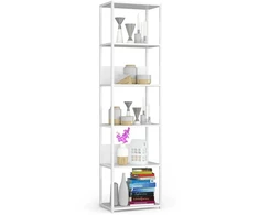 AKORD Metalinė lentyna Loft Balta 50x32x192