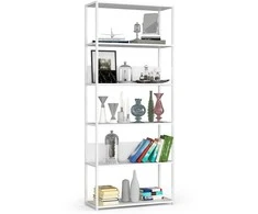 AKORD Policos Metalinis Loft Balta 80x32x192