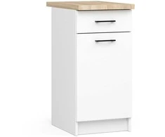 AKORD Spinta Oliwia su baltais stalu 40x46x85