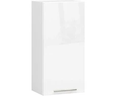 AKORD Virtuvės spinta Oliwia Balta/baltas blizgesys 40x30x72