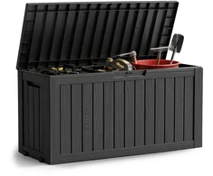 Akord sodo daiktadėžė, juodos spalvos