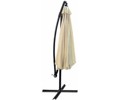 AKORD Garden Parasol Cynia rusvai gelsvas 245x245x245