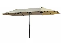AKORD Gamtos spalvos sodo skėtis Tilia Bežowy 245x245x245