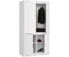 AKORD Spinta 4 durų Balta 90x51x180