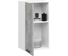 AKORD Spinta Oliwia Balta/betonas 40x30x72