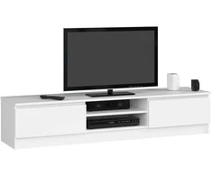 TV staliukas AKORD TV stalių balta 160x40x33