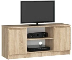 TV staliukas TV spintelė Akord su 2 durimis, 1 lentyna, Sonoma 120x40x55