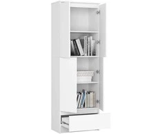 Uždaryta balta Akord biblioteka 60x35x180