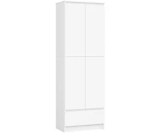Uždaryta balta Akord biblioteka 60x35x180