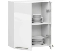 AKORD Virtuvės spinta Oliwia Balta/baltas blizgesys 60x30x72