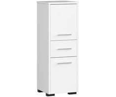 AKORD Stulpas vonios spintelė 2 durys 1 stalčius balta 30x30x85