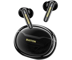 Buxton BTW 7200 Juodas Tuya - į ausis įkišamos belaidės ausinės with įkrovimo dėklas, juodas
