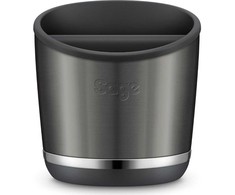Sage the Knock Box™ 20 kavos tirščių išmetimo dėžutė - Juodas/Sidabrinis