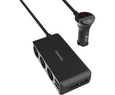 Įkroviklis Yenkee YAC 450 automobilinis įkroviklis adapteris YENKEE