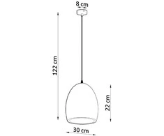 Sollux Lighting Keraminis pakabinamas šviestuvas FLAWIUSZ