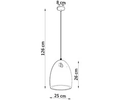 Sollux Lighting Keraminis pakabinamas šviestuvas BUKANO