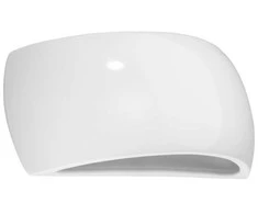 Sollux Lighting Lakuotas sieninis šviestuvas PONTIUS baltas blizgesys