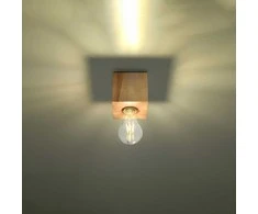 Sollux Lighting Lubinis šviestuvas ARIZ iš natūralaus medžio