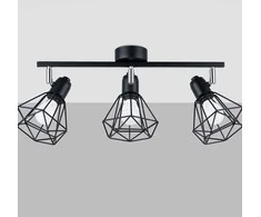 Sollux Lighting Lubinis šviestuvas ARTEMIS 3 juodas