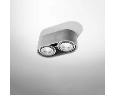 Sollux Lighting Lubinis šviestuvas BASIC 2 concrete