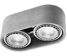 Sollux Lighting Lubinis šviestuvas BASIC 2 concrete
