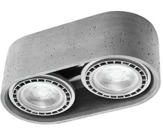 Sollux Lighting Lubinis šviestuvas BASIC 2 concrete