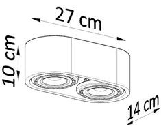 Sollux Lighting Lubinis šviestuvas BASIC 2 natūralaus medžio