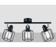 Sollux Lighting Lubinis šviestuvas BELUCI 3 juodas