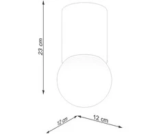 Sollux Lighting Lubinis šviestuvas BOOMO 12