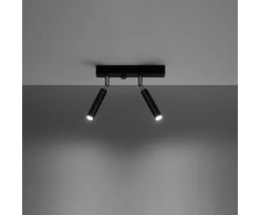 Sollux Lighting Lubinis šviestuvas EYETECH 2 juodas
