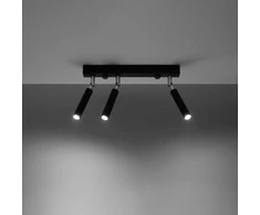 Sollux Lighting Lubinis šviestuvas EYETECH 3 juodas